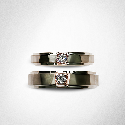 Orion constellation of love wedding ring