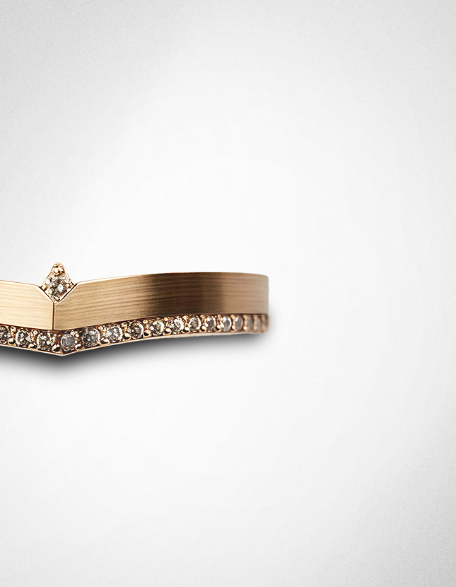 Orchid ring left side