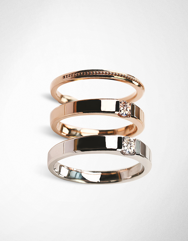 Camellia ring left side